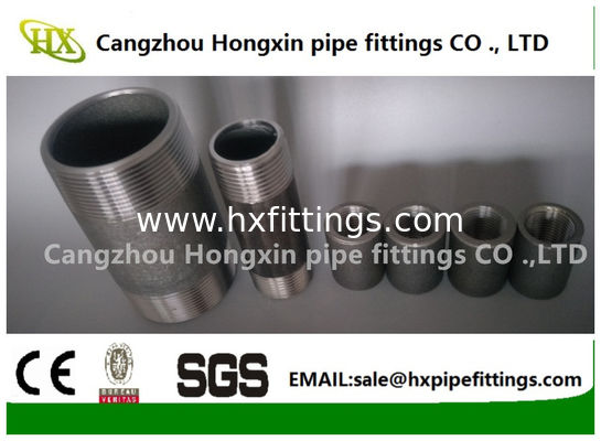 Porcellana DIN2440, Nipplo in acciaio medio e pesante, nippli a barile, nero o non trattato fornitore