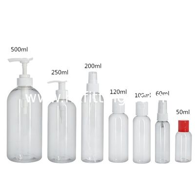 Porcellana Flacone vuoto per shampoo in PET da 250 ml con pompa con dosatore a pompa fornitore