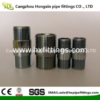 ASTM A53 Steel pipe NPT thread steel pipe nipple with hot dip galvanized