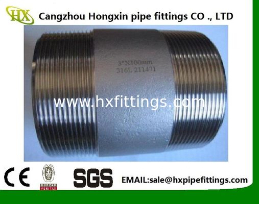 Branded Pipe Fitting Connector Carbon Steel Pipe Fittings Hose Nipples steel pipe nipples
