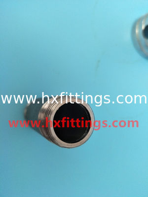 Raccordo a nipplo in acciaio filettato NPT BSP zincato da Cangzhou hongxin pipe fittings CO., LTD fornitore