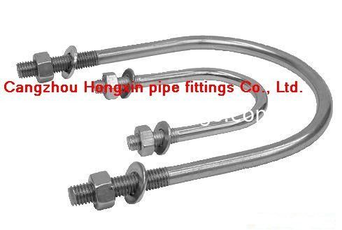 U bolt muffler pipe clamp for car