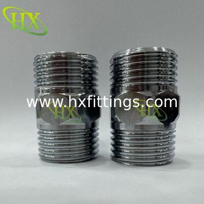 Forgiato di acciaio inossidabile 304 Hex Nipple tubo di filo esterno Nipple